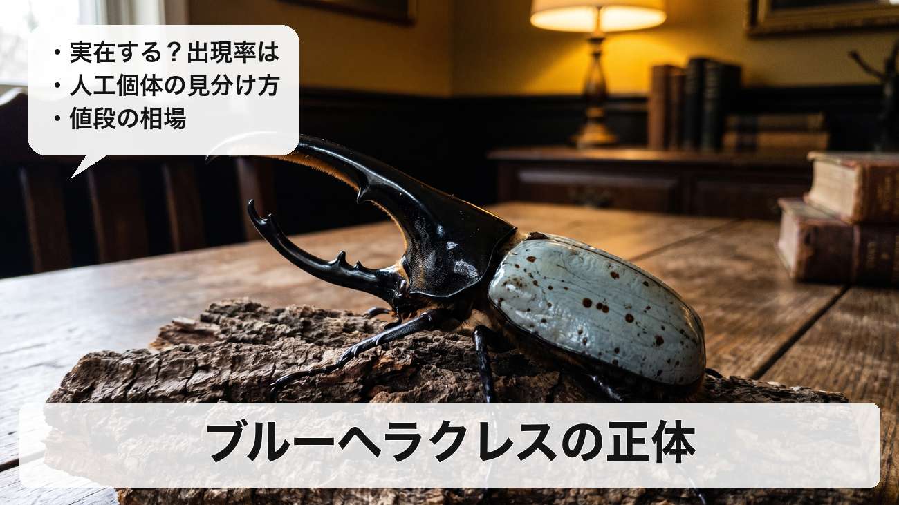 ヘラクレスオオカブトのブルーは実在する？｜ヘラクレス本舗